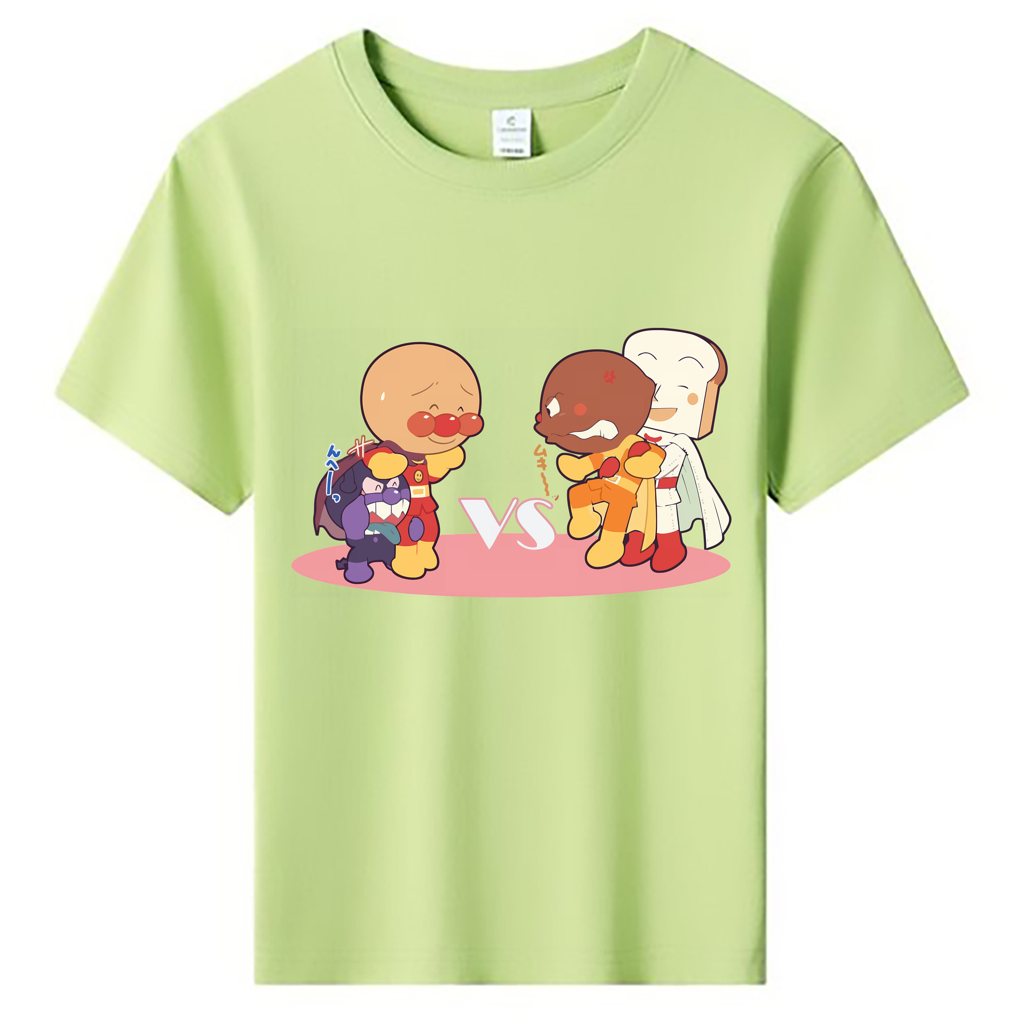 （画像用） アンパンマン Anpanman 綿100％キッズTシャツ（フロントプリント）